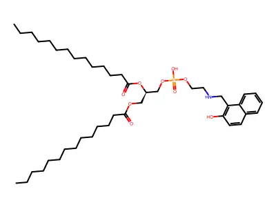 N-(1-(2-naphthol))phosphatidylethanolamine structure