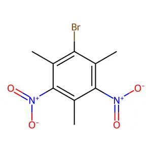 Benzene, 1-bromo-2,4,6-trimethyl-3,5-dinitro- structure