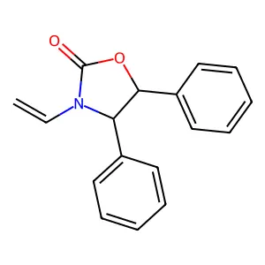 2-Oxazolidinone, 3-ethenyl-4,5-diphenyl- structure