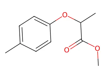 Methyl 2-(4-methylphenoxy)propanoate structure