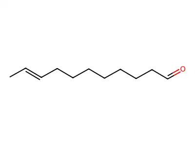 Undec-9-enal structure