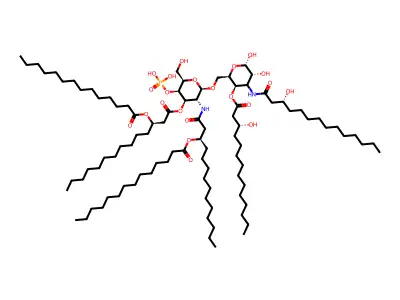 Monophosphoryl lipid A structure
