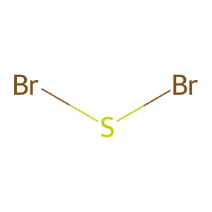 Sulfur bromide (SBr2) structure