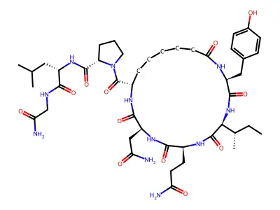 oxytocin, 1,6-alpha-Asu- structure