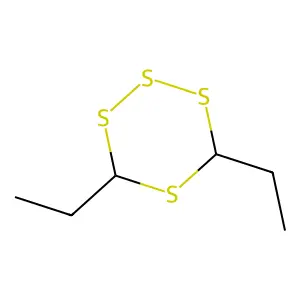 4,6-Diethyl-1,2,3,5-tetrathiane structure