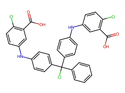 triphenylmethane derivative, 4 structure