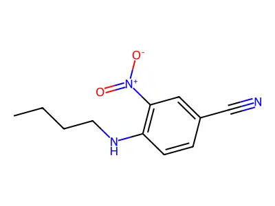 4-(Butylamino)-3-nitrobenzonitrile structure