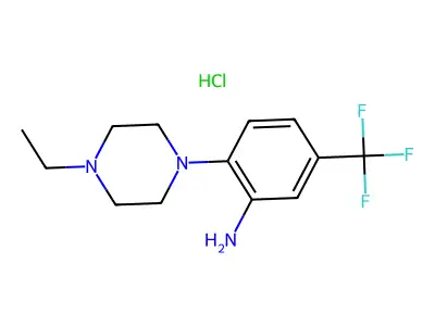 2-(4-Ethylpiperazin-1-yl)-5-(trifluoromethyl)aniline structure
