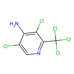 4-Amino-3,5-dichloro-2-(trichloromethyl)pyridine structure
