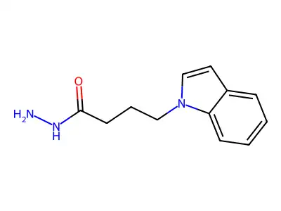 1H-Indole-1-butanoic acid, hydrazide structure