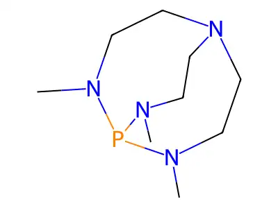 2,8,9-Trimethyl-2,5,8,9-tetraaza-1-phosphabicyclo(3.3.3)undecane structure