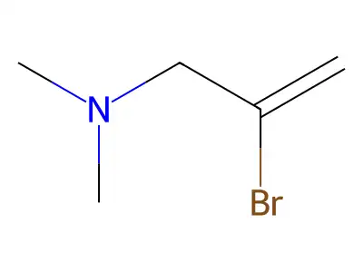 2-bromo-N,N-dimethylprop-2-en-1-amine structure