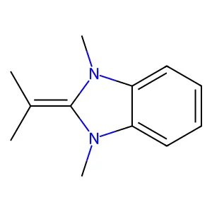 Benzimidazoline,2-isopropylidene-1,3-dimethyl- structure