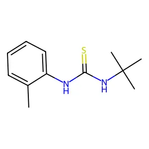 1-Tert-butyl-3-(2-methylphenyl)thiourea structure