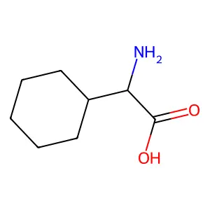 2-Amino-2-cyclohexylacetic acid hydrochloride structure