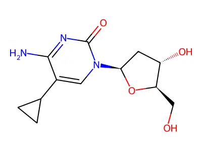 Cytidine, 5-cyclopropyl-2'-deoxy- structure