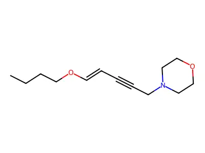 4-(5-Butoxypent-4-en-2-ynyl)morpholine structure