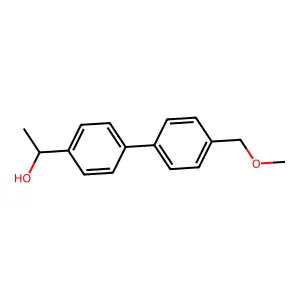 1-(4'-Methoxymethylbiphenyl-4-yl)ethanol structure