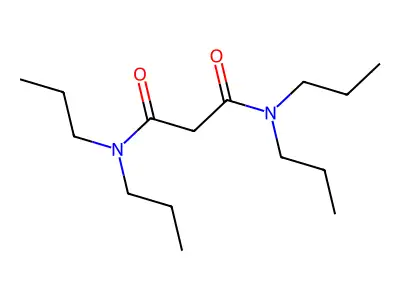 N,N,N',N'-Tetrapropylmalonamide structure