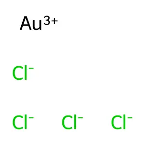 Tetrachloroaurate ion structure
