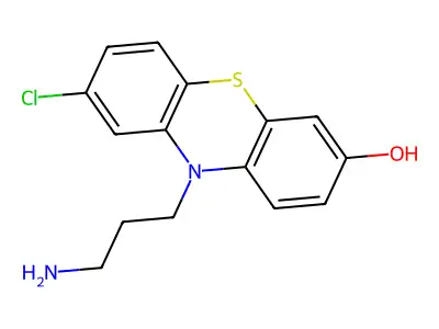 10-(3-Aminopropyl)-8-chloro-10H-phenothiazin-2-ol structure