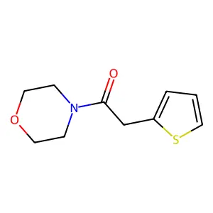 Morpholine, 4-(2-thienylacetyl)- structure