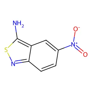 2,1-Benzisothiazol-3-amine, 5-nitro- structure