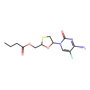FTC-butanoyl ester structure