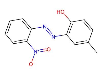 4-Methyl-2-[2-(2-nitrophenyl)diazenyl]phenol structure