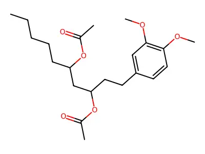 3'-Methoxy-(6)-Gingerdiol 3,5-diacetate structure