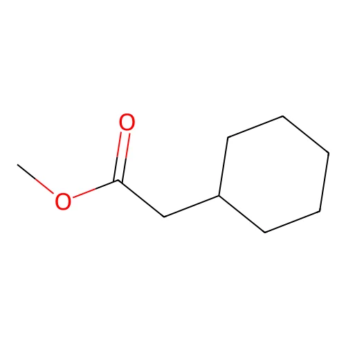 Cyclohexaneacetic acid, methyl ester structure