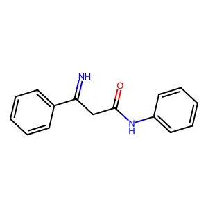 3-imino-N,3-diphenylpropanamide structure