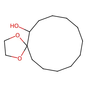 1,4-Dioxaspiro[4.11]hexadecan-6-OL structure