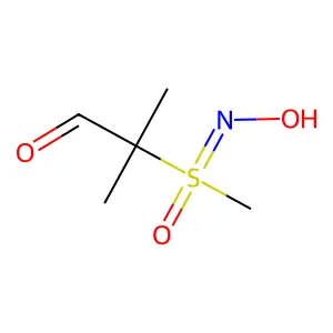 2-Methyl-2-(methylsulfonyl)propanal oxime structure