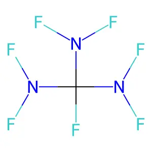 Heptafluoromethanetriamine structure