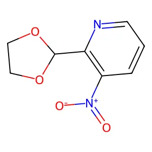 2-(1,3-Dioxolan-2-yl)-3-nitropyridine structure