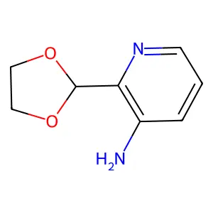 2-(1,3-Dioxolanyl)-3-aminopyridine structure
