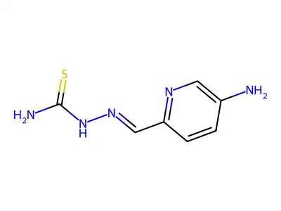 [(5-Aminopyridin-2-yl)methylideneamino]thiourea structure