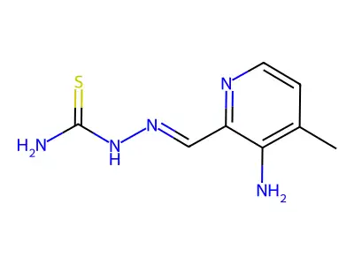 [(3-Amino-4-methyl-2-pyridinyl)methylideneamino]thiourea structure