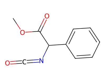 Methyl 2-isocyanato-2-phenylacetate structure