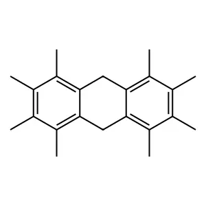 Anthracene, 9,10-dihydro-1,2,3,4,5,6,7,8-octamethyl- structure
