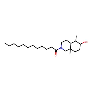 N-(1-Oxododecyl)-4,10-dimethyl-8-azadecal-3-ol structure