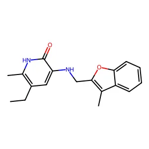 2-Pyridinone 3benzofuranMeNH deriv. structure
