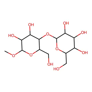 Deuterated methyl beta-mannobioside structure