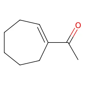 1-(1-Cyclohepten-1-yl)ethanone structure