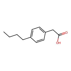 2-(4-butylphenyl)acetate structure