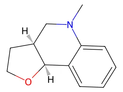 5-methyl-3,3a,4,9b-tetrahydro-2H-furo[3,2-c]quinoline structure