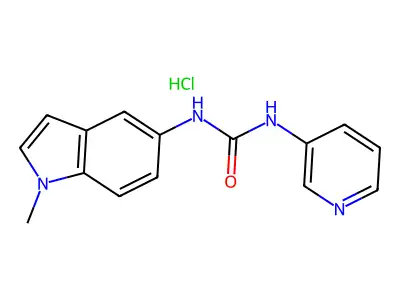 N-(1-Methyl-1H-indol-5-yl)-N'-3-pyridinylurea structure