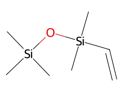 Disiloxane, 1-ethenyl-1,1,3,3,3-pentamethyl- structure