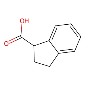 1H-Indene-1-carboxylic acid, 2,3-dihydro- structure